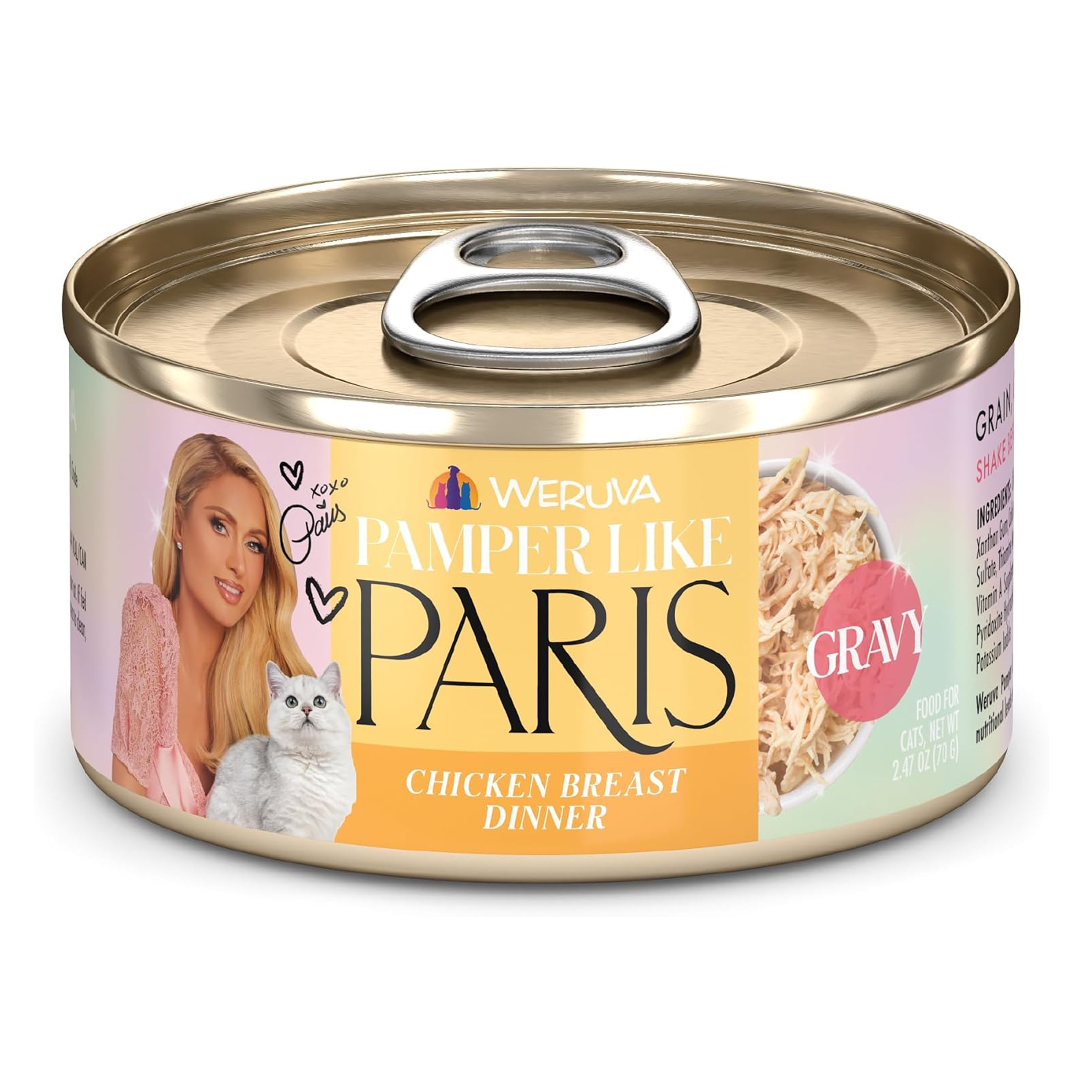Weruva Pamper Like Paris - Chicken Breast in Gravy - Pechuga de Pollo en salsa x 70g